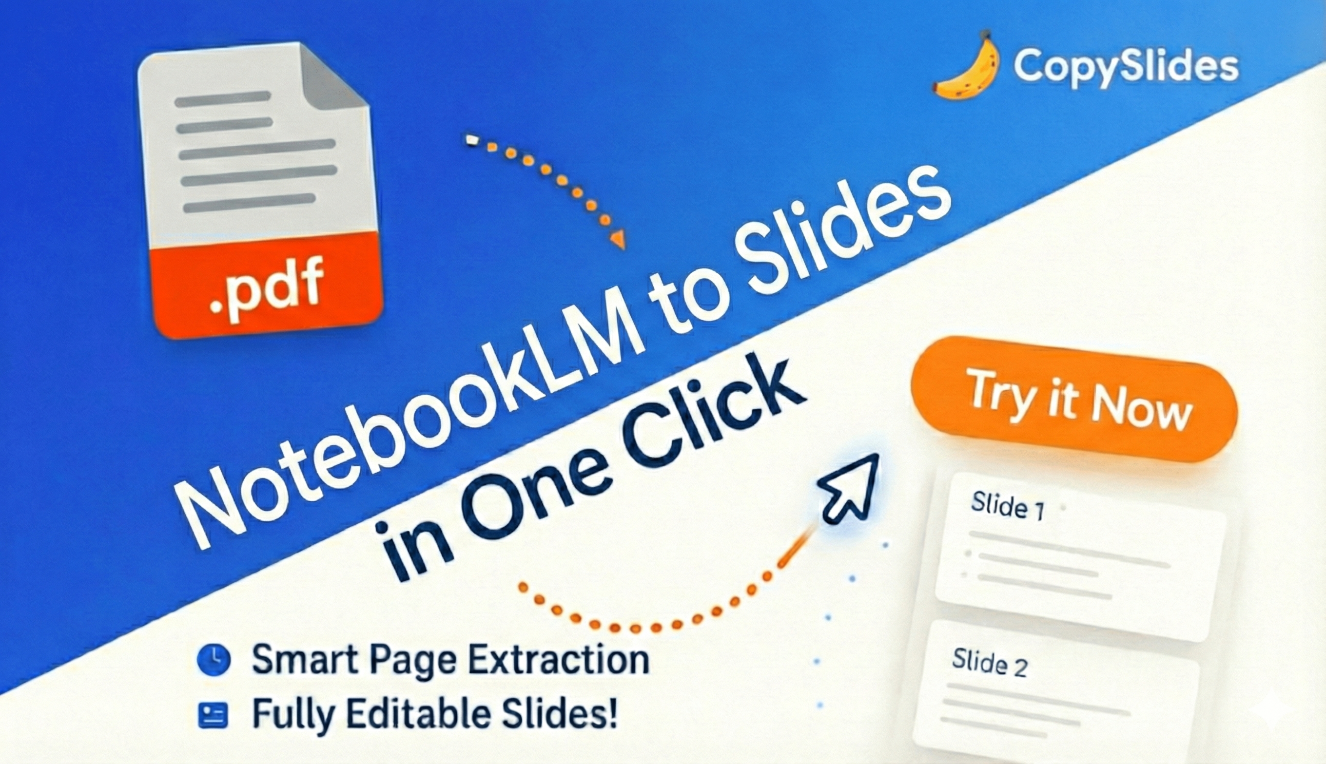 NotebookLM PDF to editable PowerPoint conversion